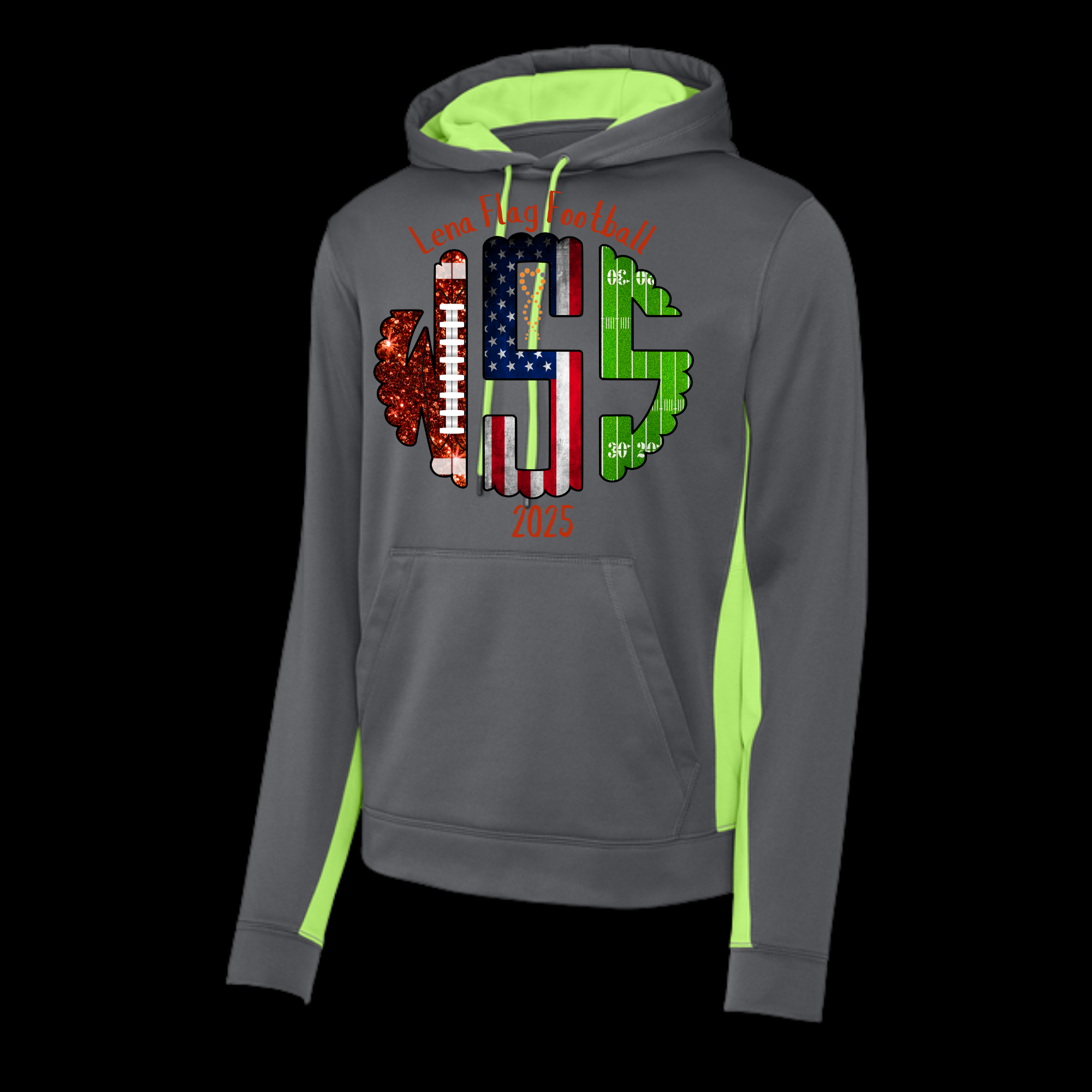 WSS Sport-Tek Sport-Wick Fleece Colorblock Hooded Pullover