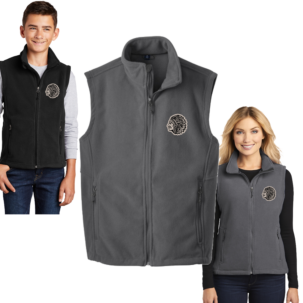 Dakota Indians Leather Patch  Vest