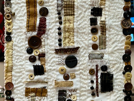 My inspiration for my piece "Tree Trunk Bark"