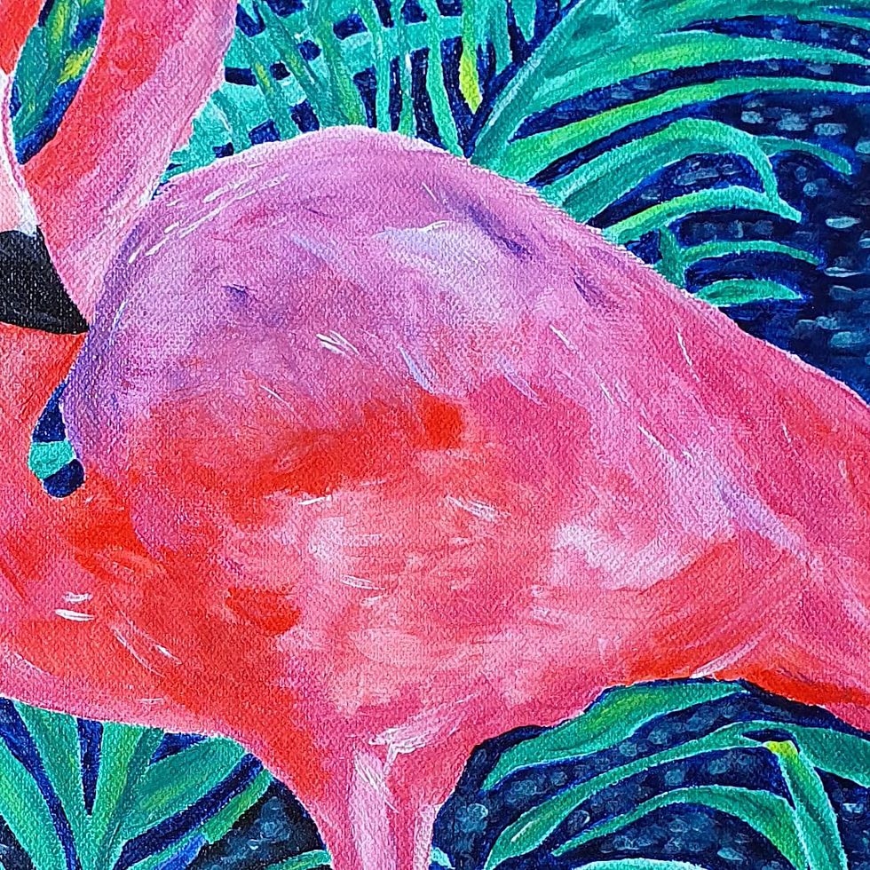 Miniatura: Flamingo Tropical