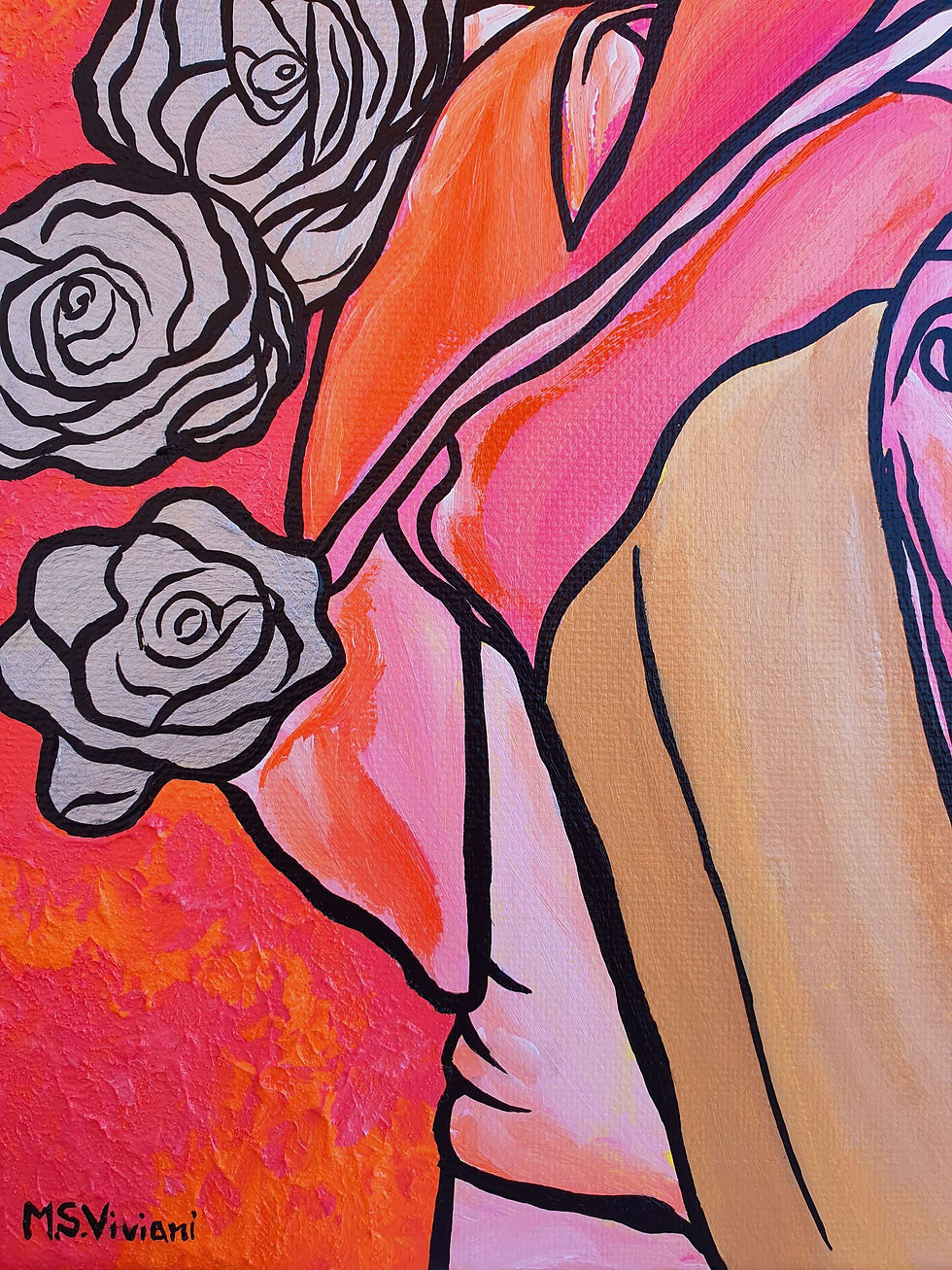 Miniatura: The rose dress