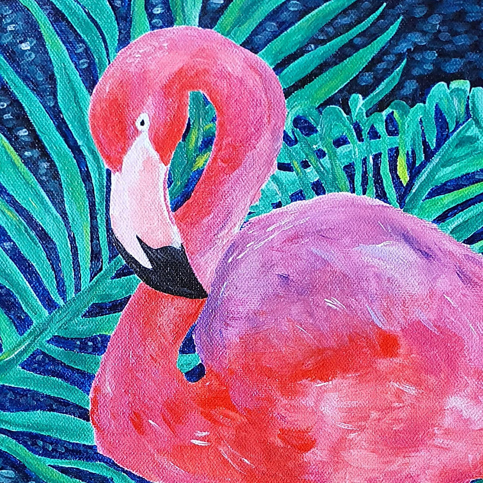 Miniatura: Flamingo Tropical