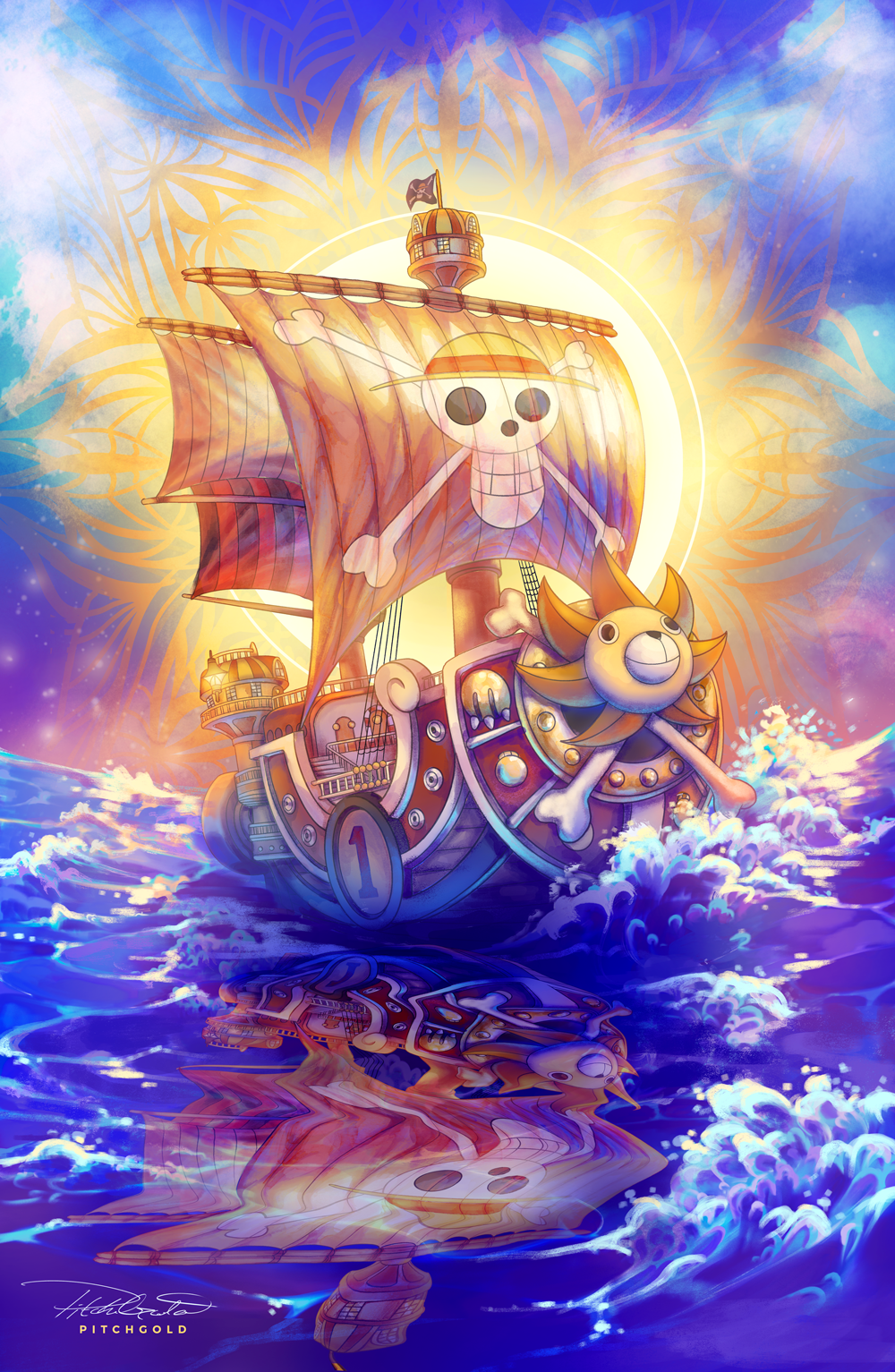 "Thousand Sunny" | 11 x 17 in. | Matte