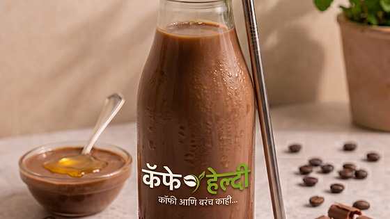 Chocolate Mocha Cold Coffee (Pure Milk + Honey)