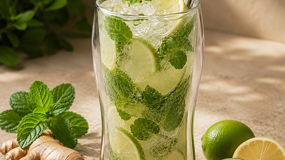 Cold Lemon Ginger Mojito