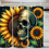 Hình thu nhỏ: SKULL SUNFLOWER  OZ  TUMBLERS DESIGN WRAP