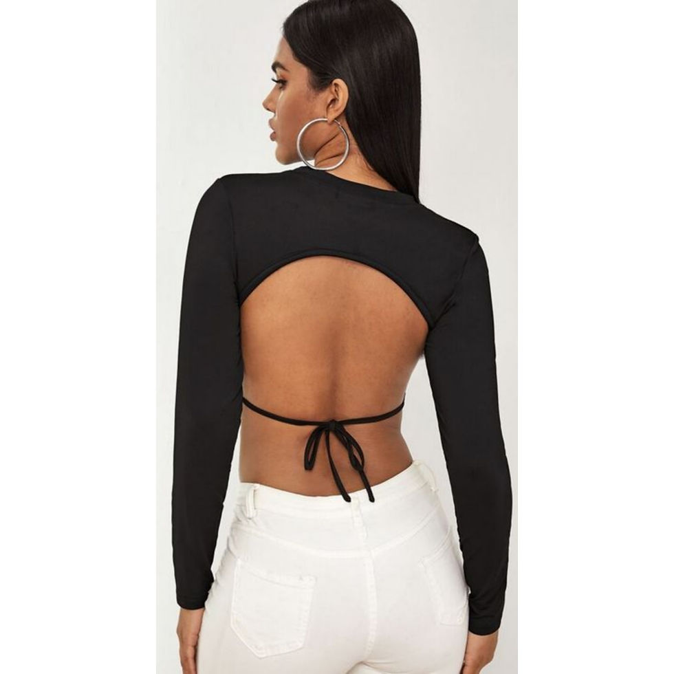 Miniatura: CROP TOP CON ESCOTE