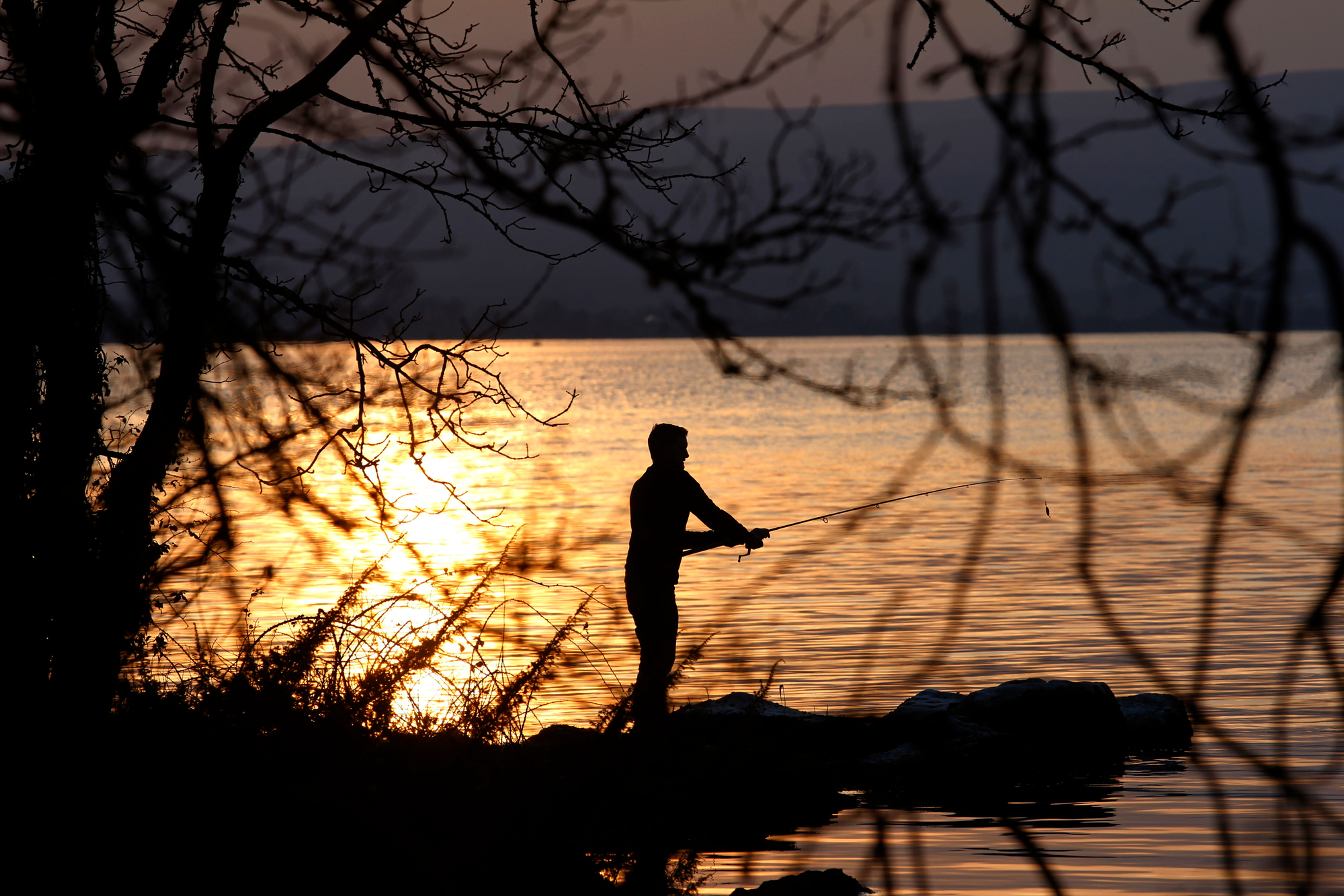 Fishing on Lough Derg