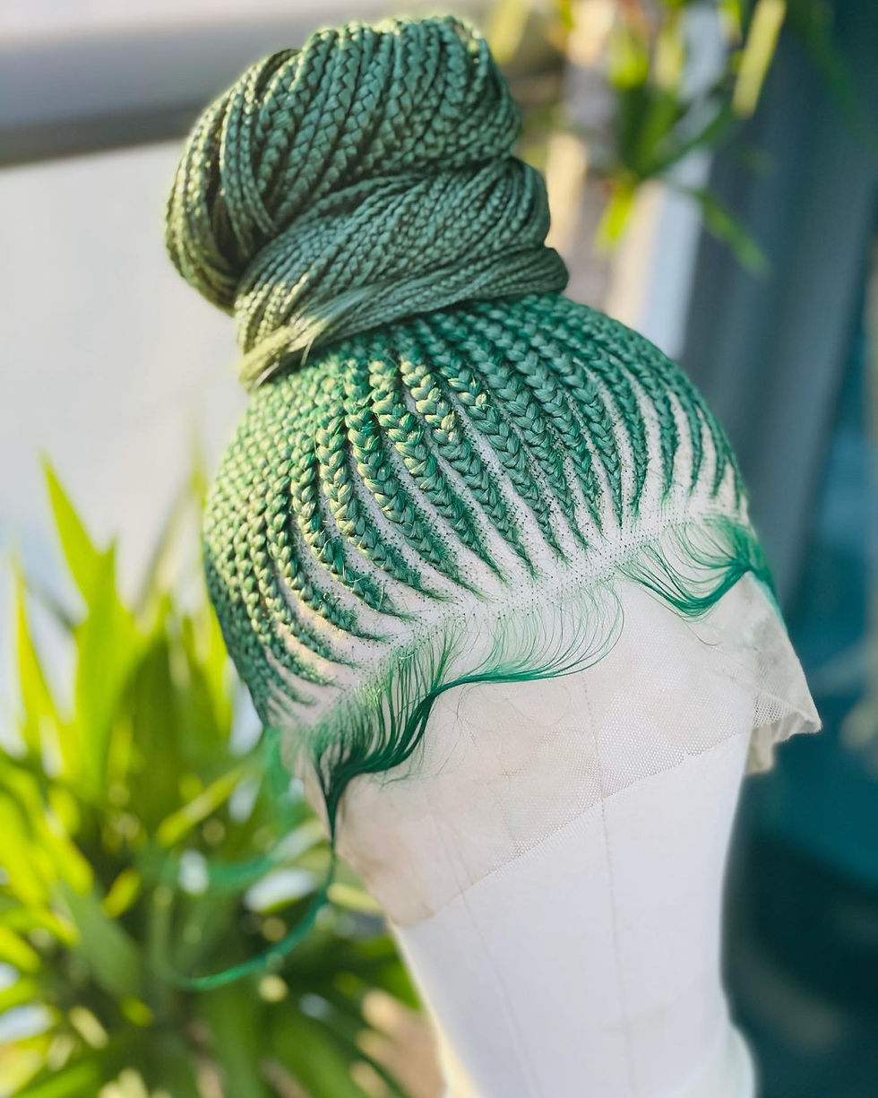Thumbnail: Money Green Braided Pony Tail