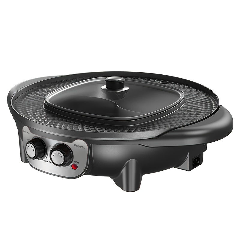 [Electric BBQ Grill Hot Pot] Smokeless Electric BBQ Grill and Hot Pot - Separabl