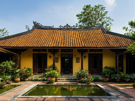 𝗔𝗜+𝗗𝗩𝗡 - SHARE LORA kiến trúc nhà truyền thống: Nhà Rường Huế.