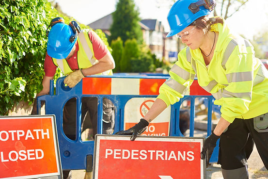 roadworks sign