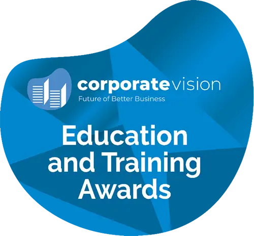 Corporate vision education and training awards logo