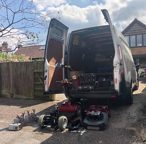 meadow van with service equipment