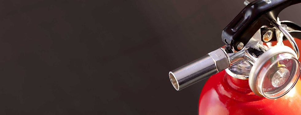 Fire extinguisher close up