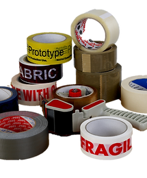 A range of adhesive tape rolls