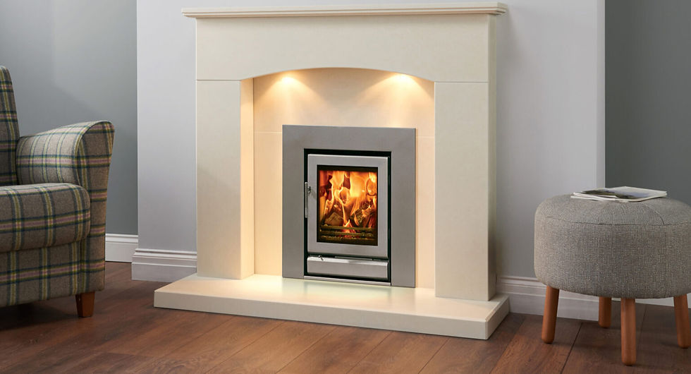 Modern fireplace