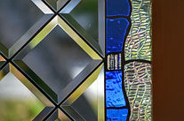 bevelled leaded glass