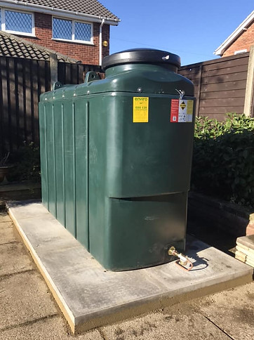 Tank in yard