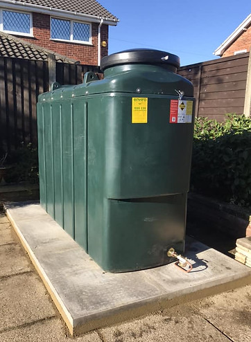 Tank in yard