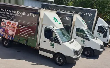 GT Paper & Packaging fleet of vans