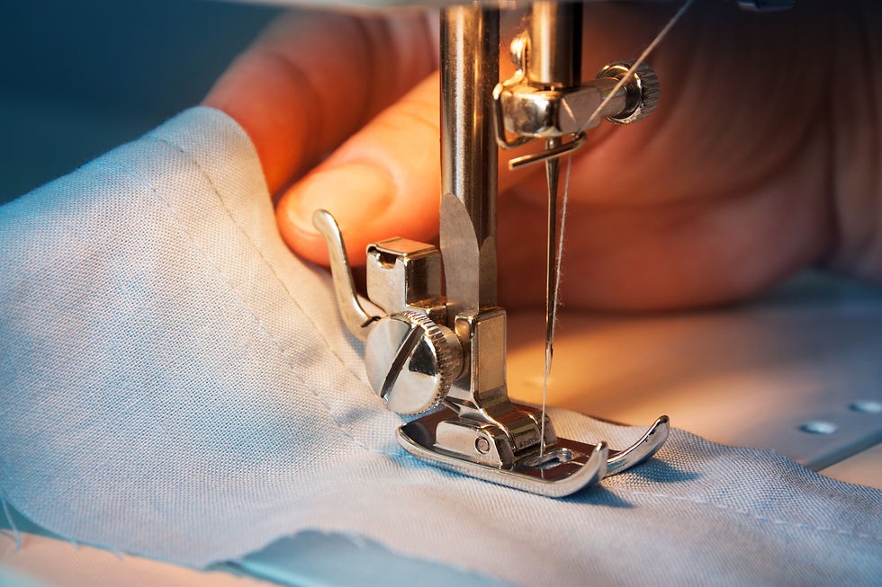 sewing machine close up
