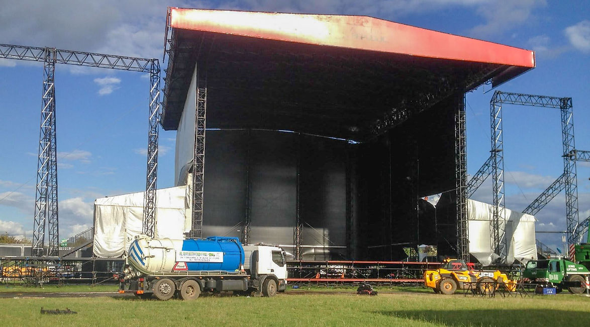 Waste Management at a large concert event
