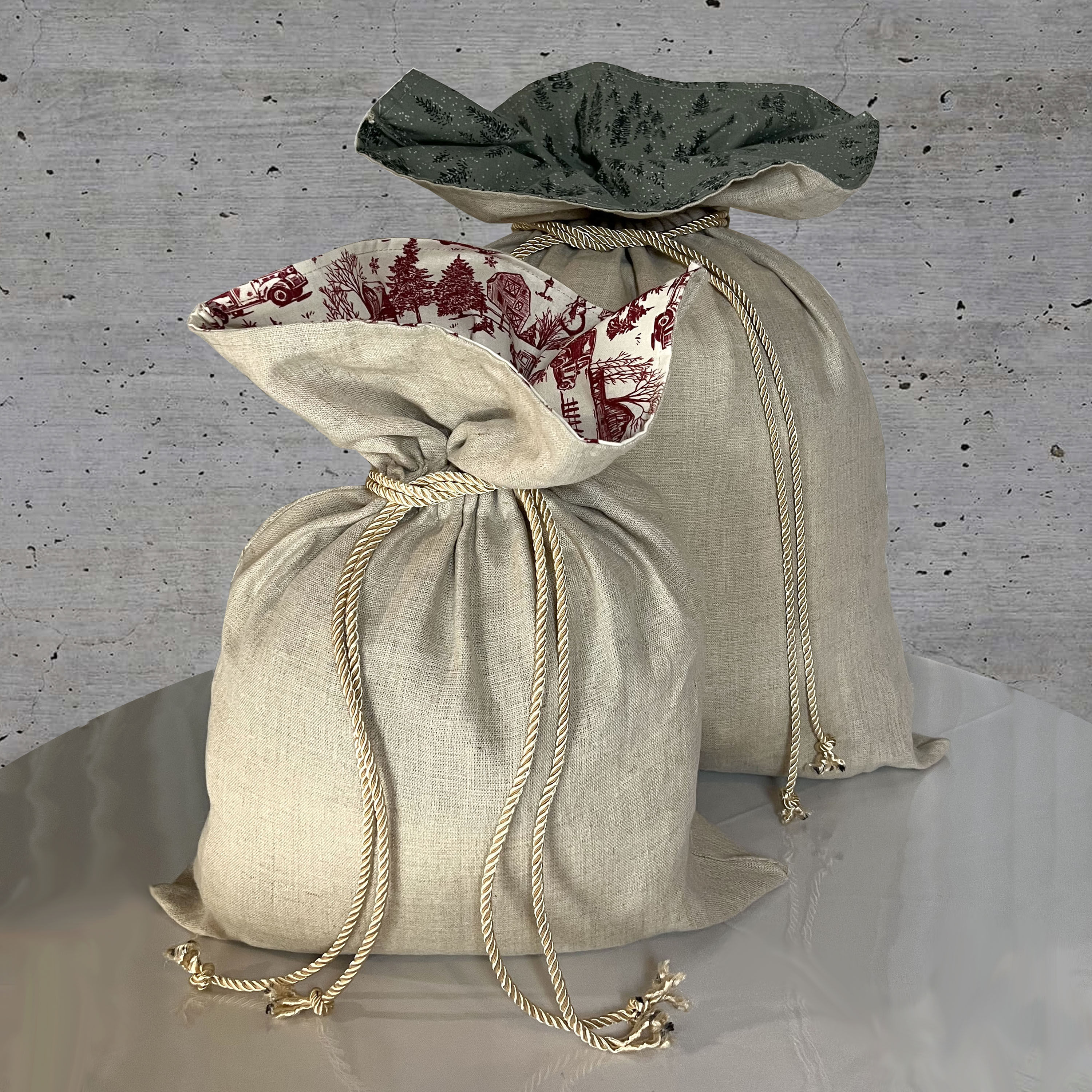 Handcrafted Christmas Bags