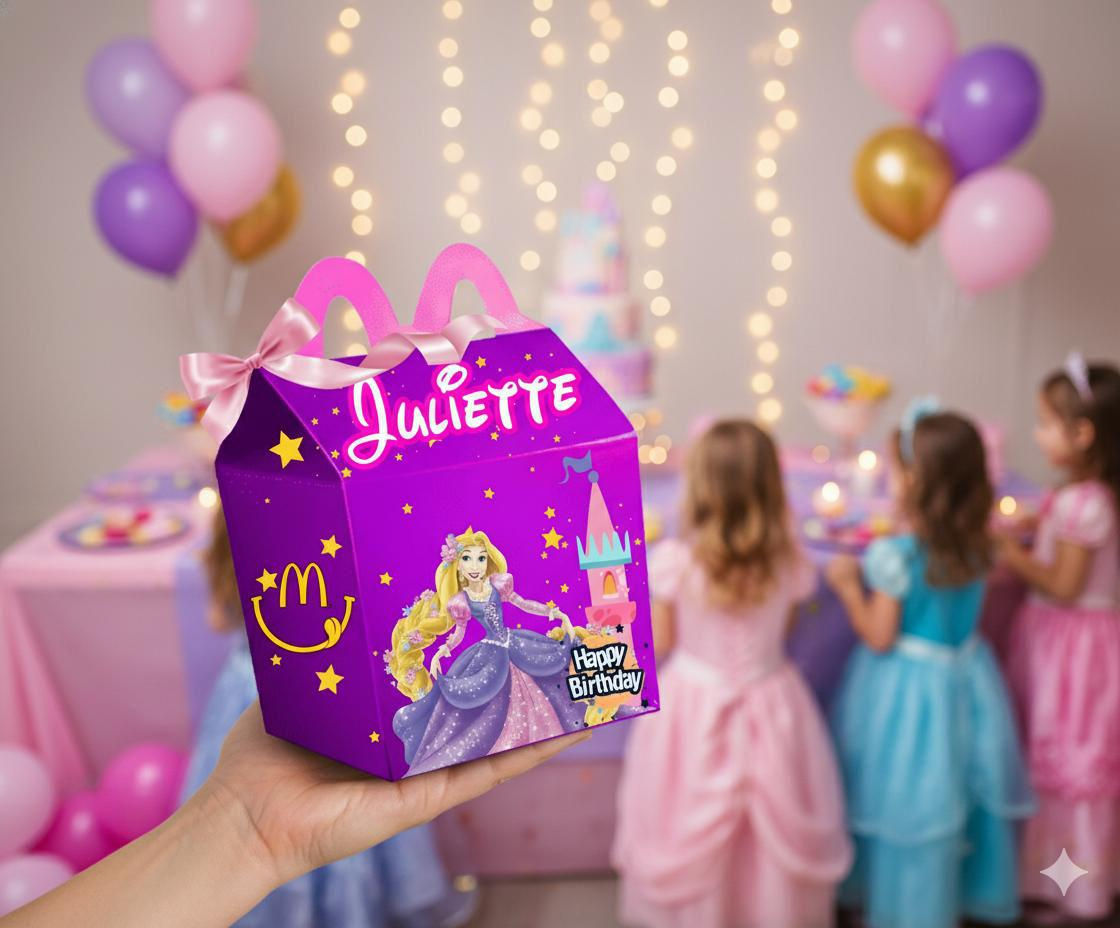 Plantillas digital caja dulcera tipo cajita feliz 22 diseños diferentes