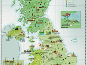 Explore the UK's UNESCO Treasures with the New Illustrated Map