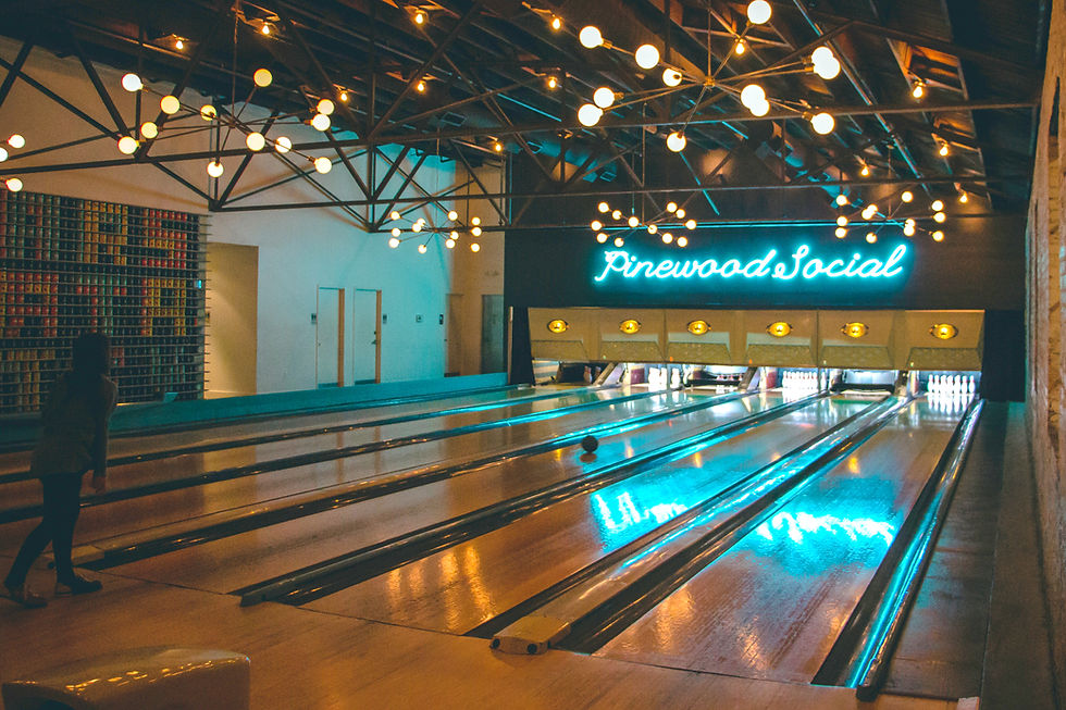 bowling alley