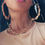 Thumbnail: Large Gold Hoop Earrings