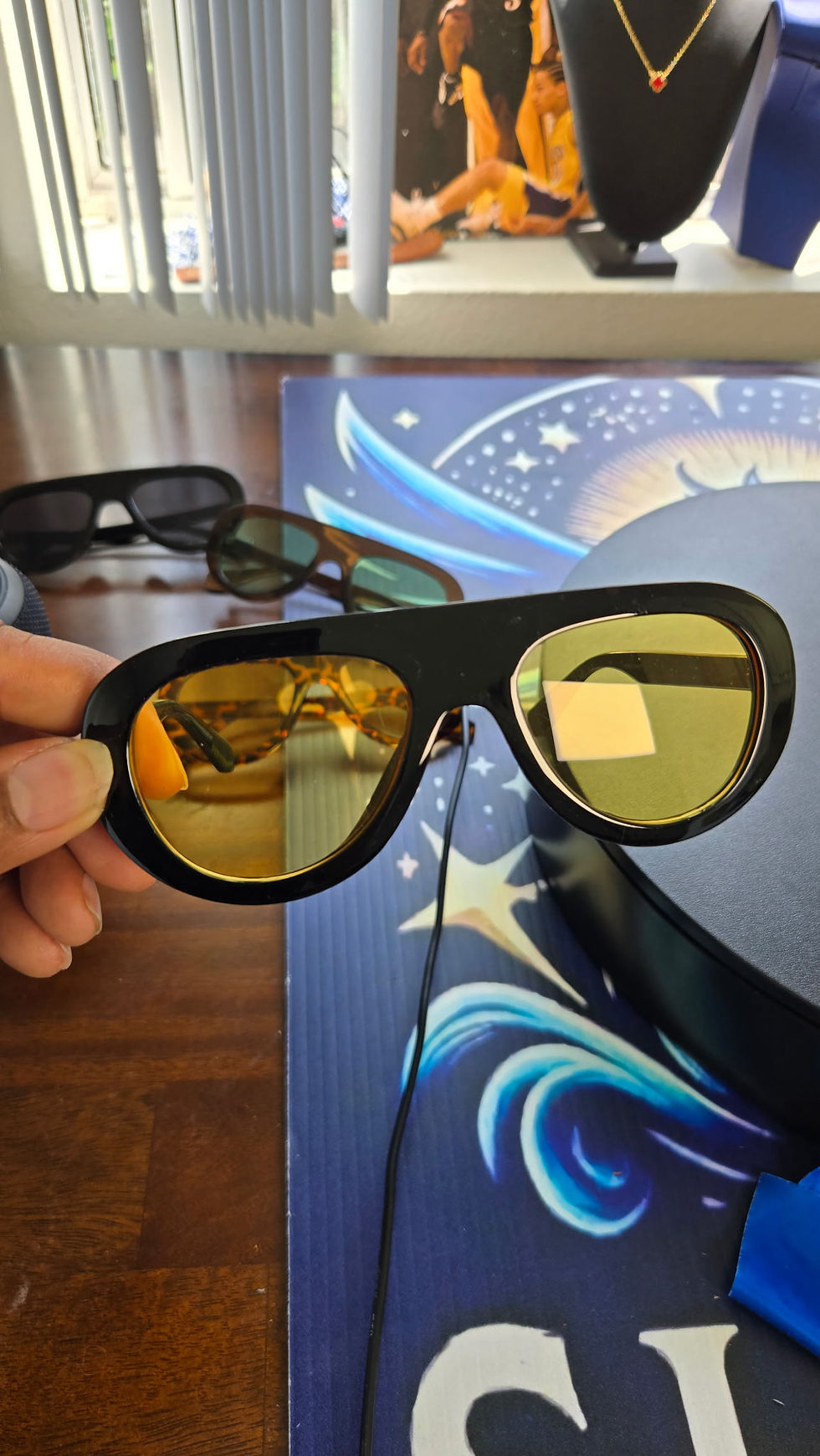 Miniatura: Sheila’s Luxe Skyline Aviator Shades 