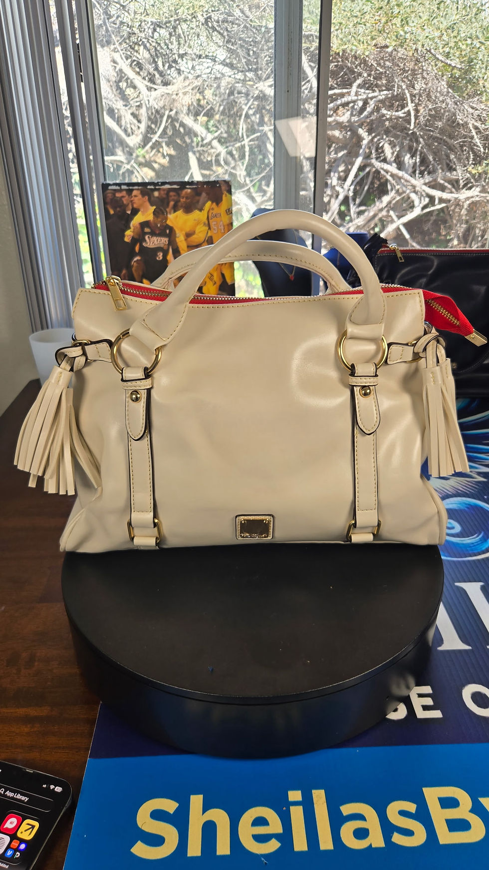Miniatura: Sheila’s Luxe City Tote Bag | Elegant Large Capacity Shoulder Messenger Bag