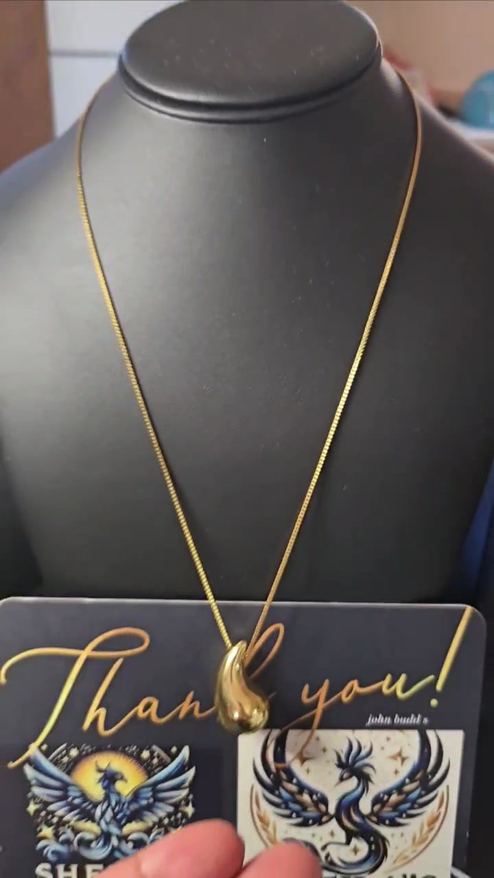 Miniatura: Gold Teardrop Statement Earrings | Elegant Everyday Jewelry