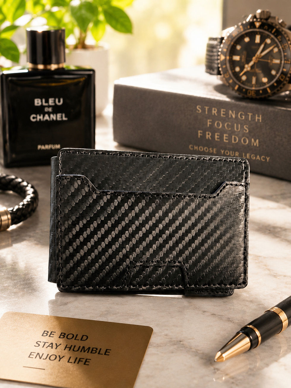 Thumbnail: Sheila’s Carbon Luxe RFID Wallet | Smart Style Meets Security