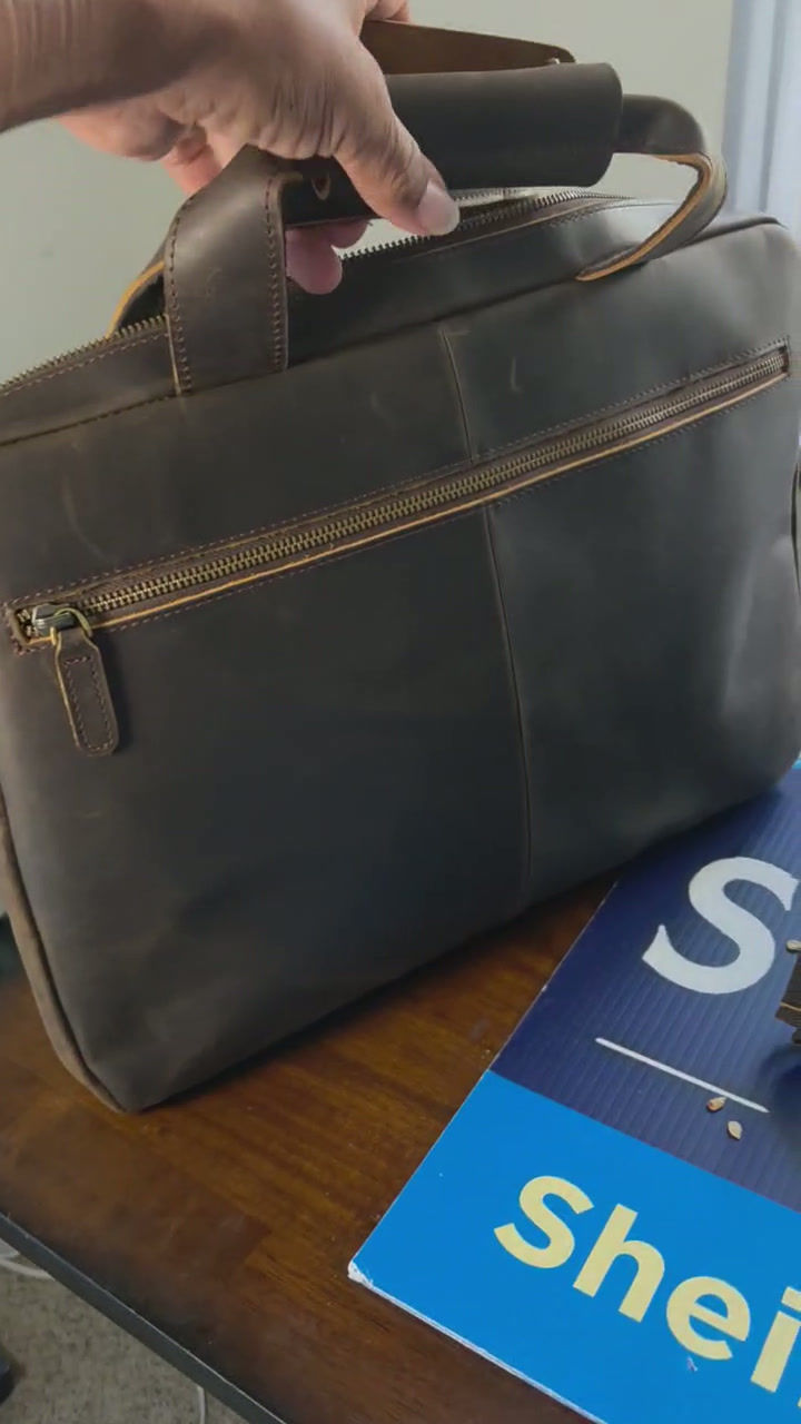 Miniatura: The Executive Standard Genuine Leather Briefcase