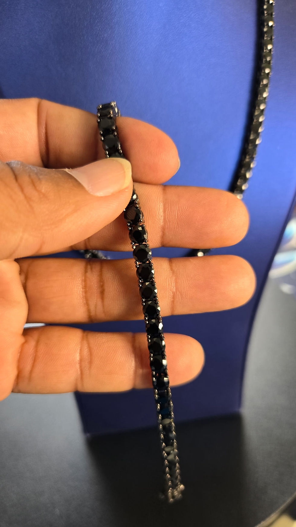 Miniatura: Sheila’s Midnight Eclipse Black Tennis Chain & Bracelet Set | Luxury Urban Jewel