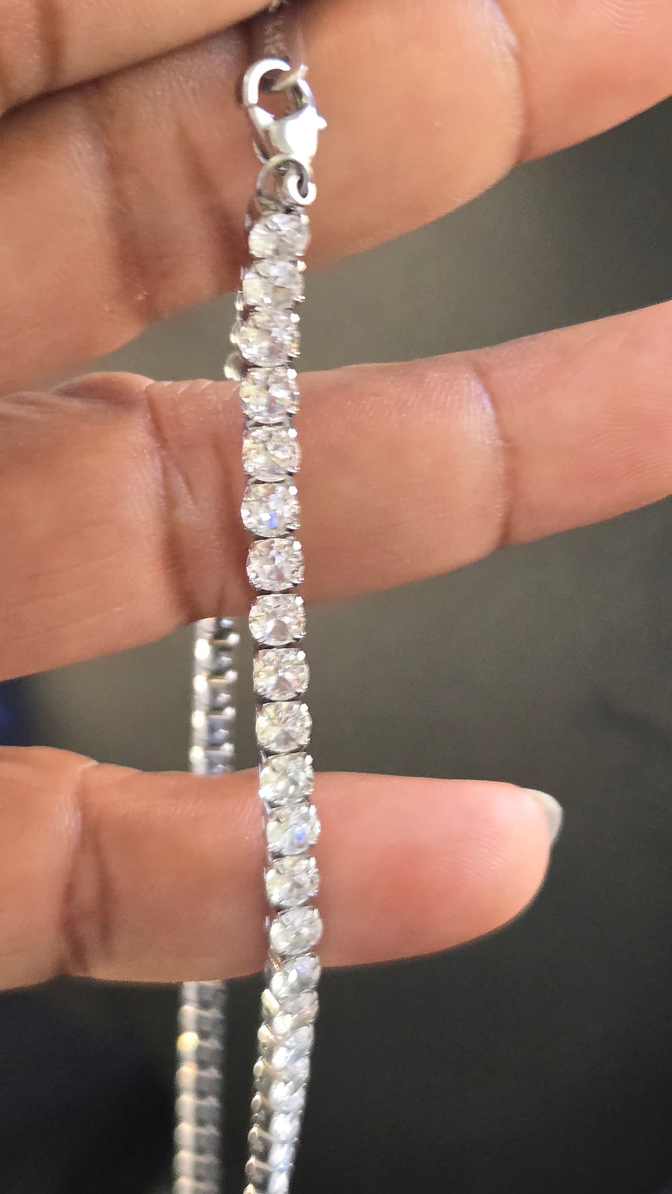 Miniatura: 16” Sterling Silver Tennis Necklace with Extension | Classic Everyday Shine