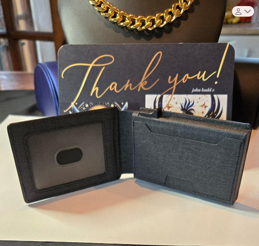 Miniatura: Slim RFID-Blocking Carbon Fiber Men’s Wallet 