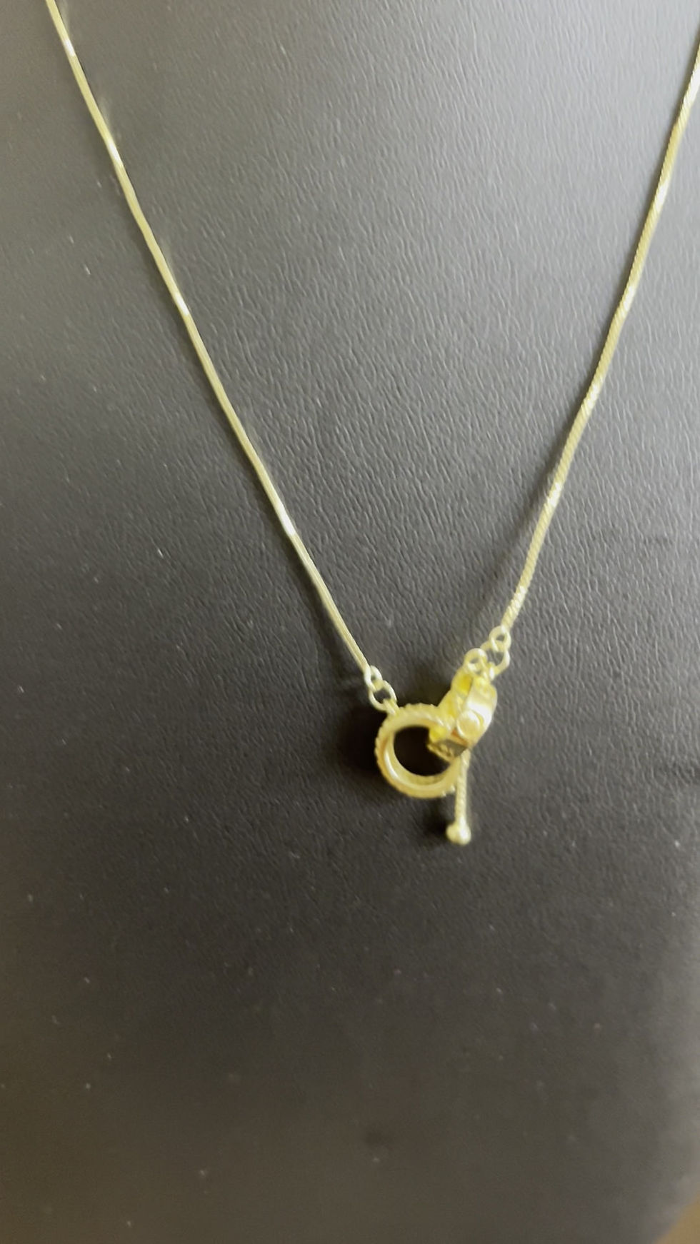 Miniatura: 18' GOLD PLATED DOUBLE RING NECKLACE