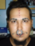 Multiple Facial Piercings
