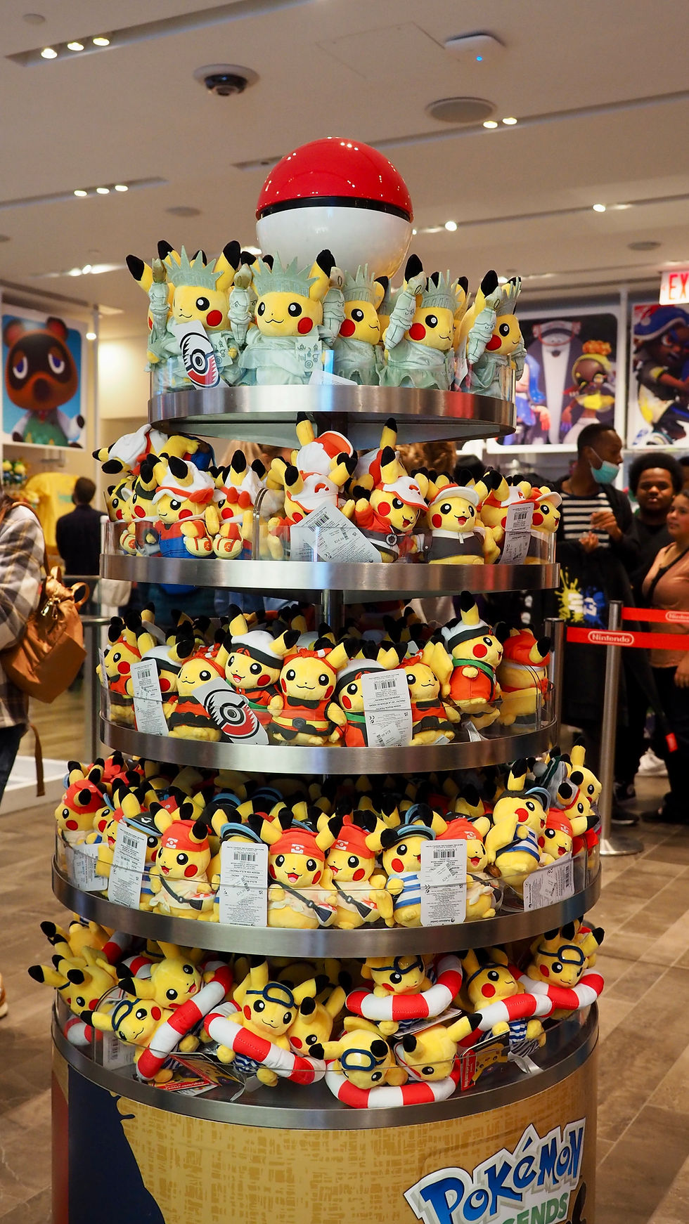 Pokemon plush at Nintendo New York