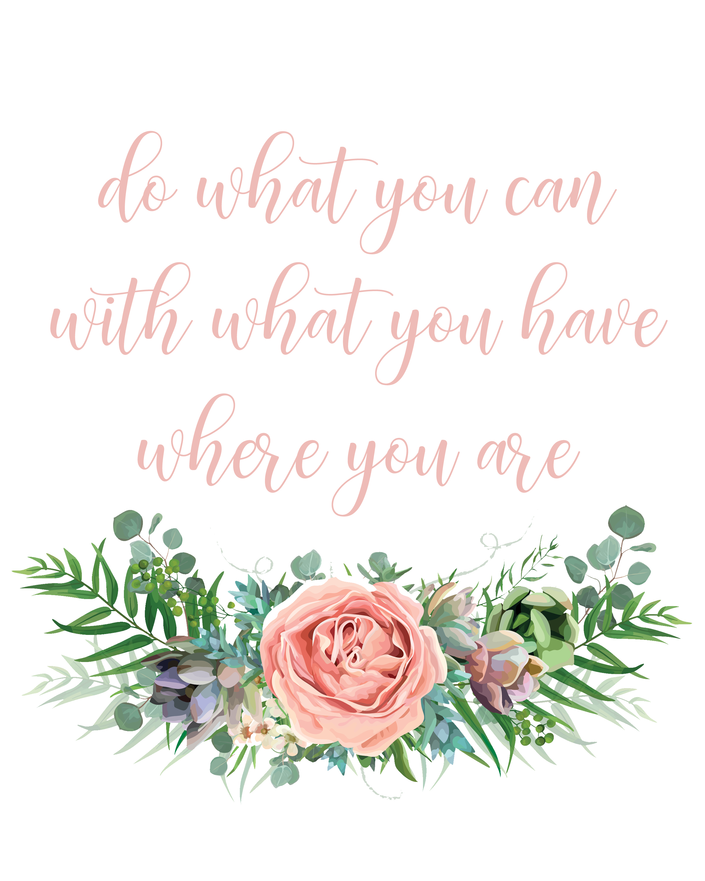 do what you can