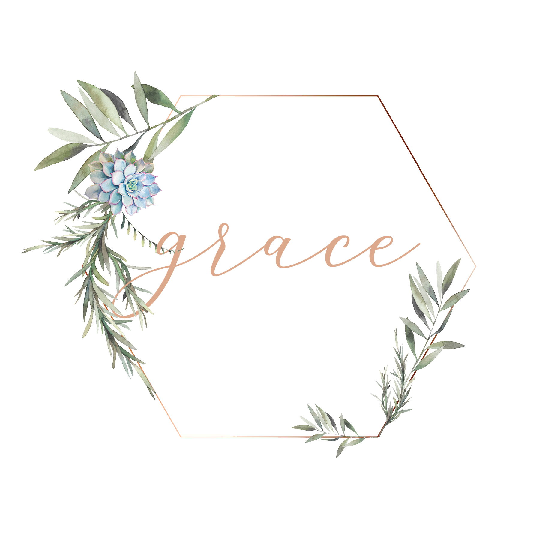 grace - gold frame