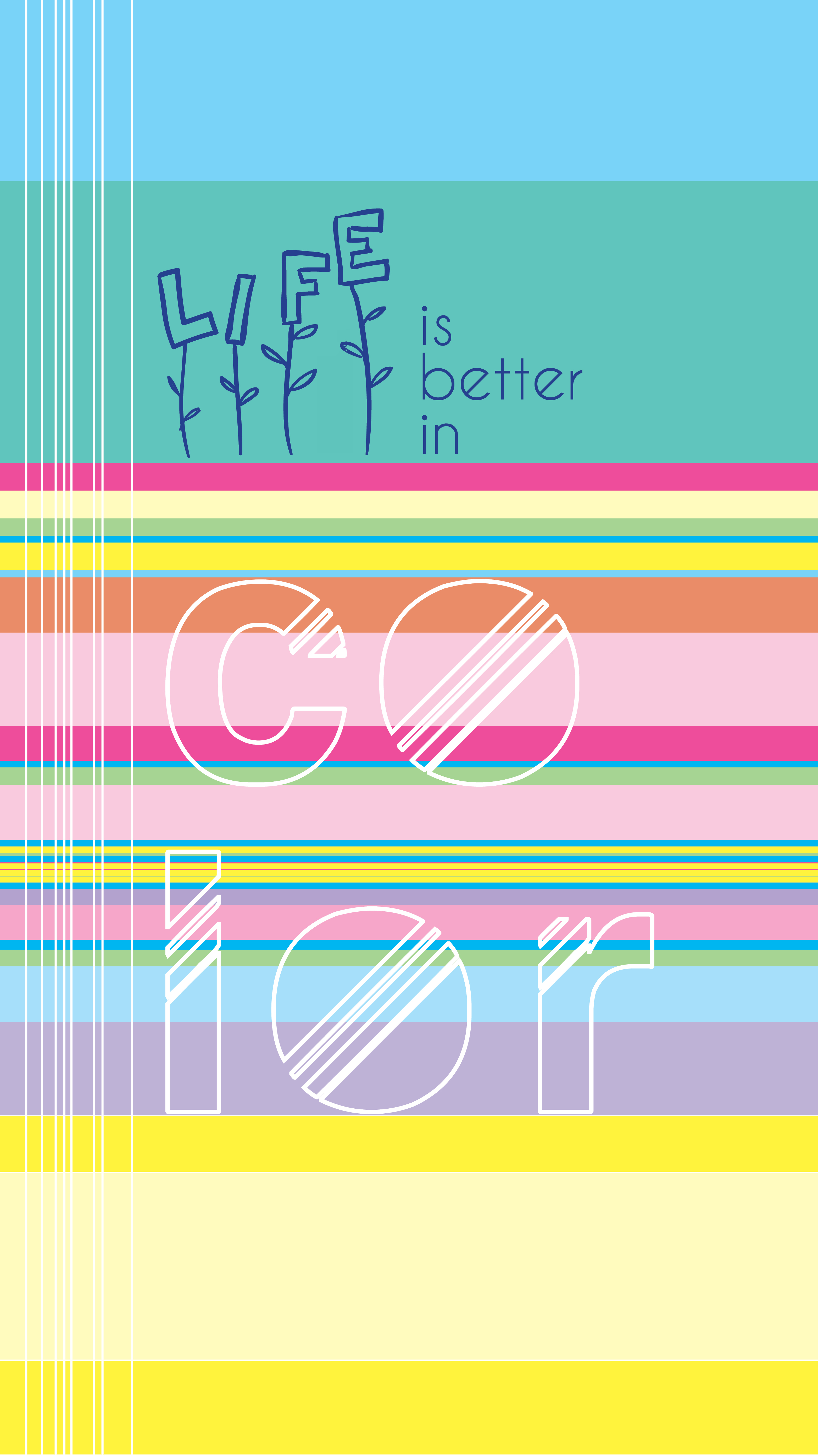 life is better in color - phonewallp