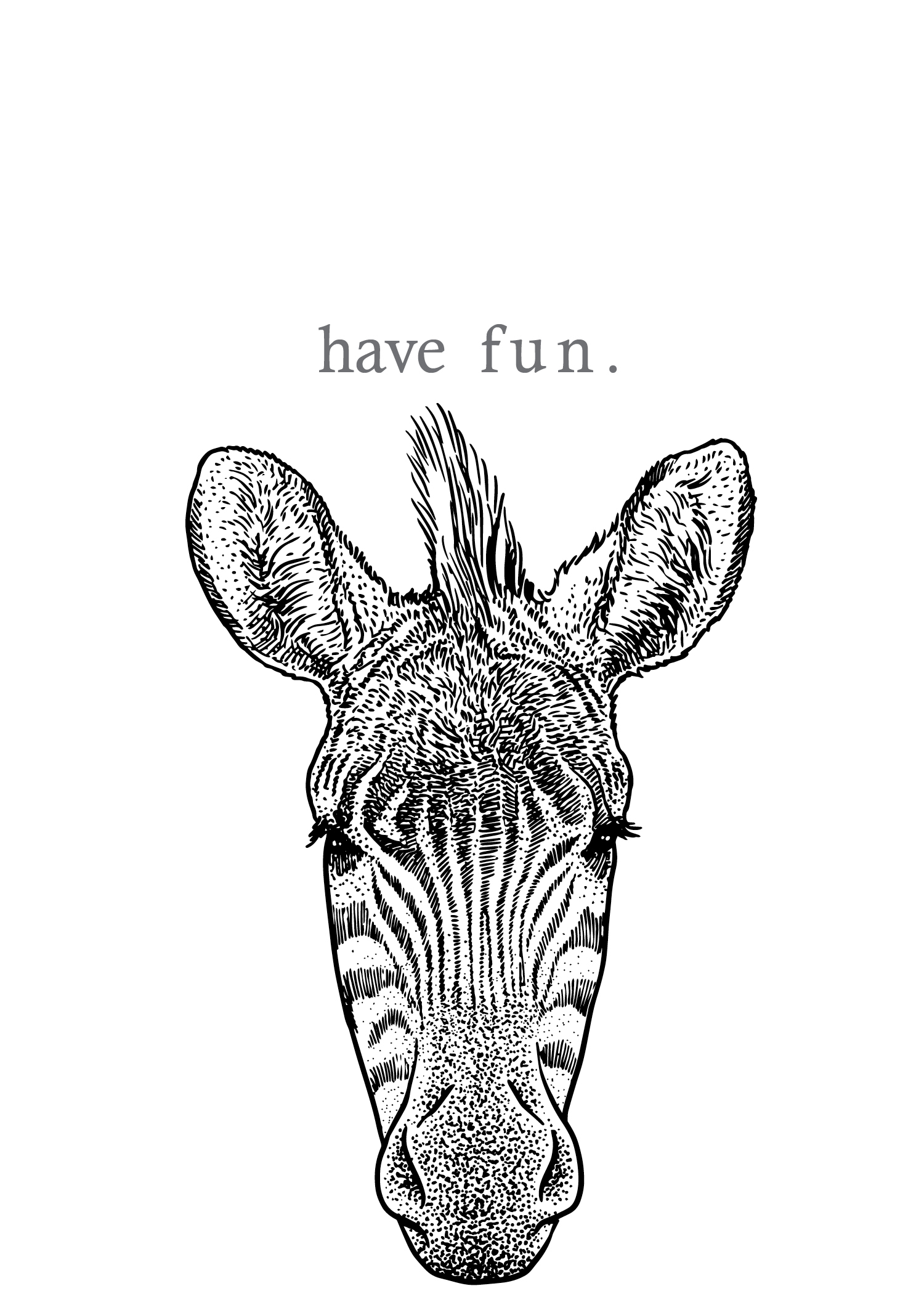zebra - have fun