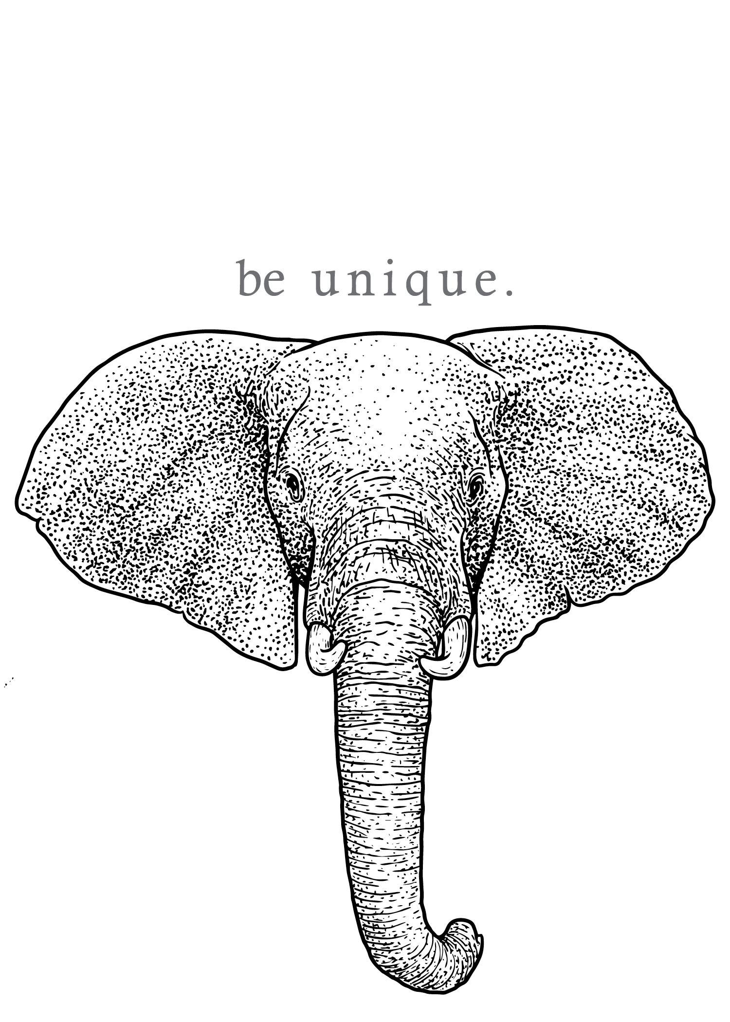 elephant - be unique
