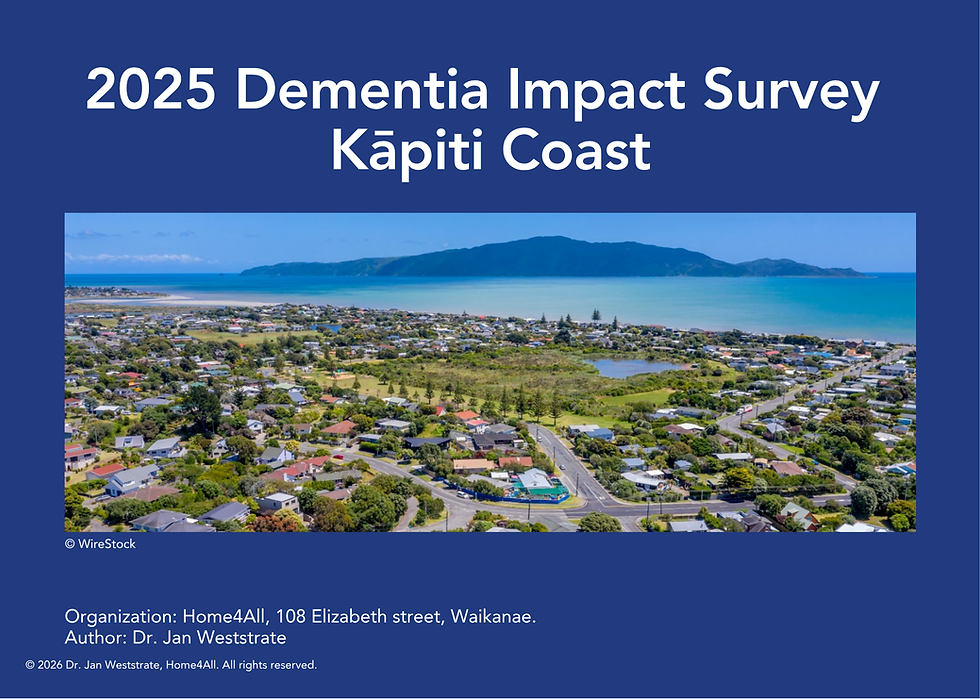 Cover of the 2025 Dementia Impact Survey Kāpiti Coast