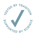 Tested by tradition supported by science icon